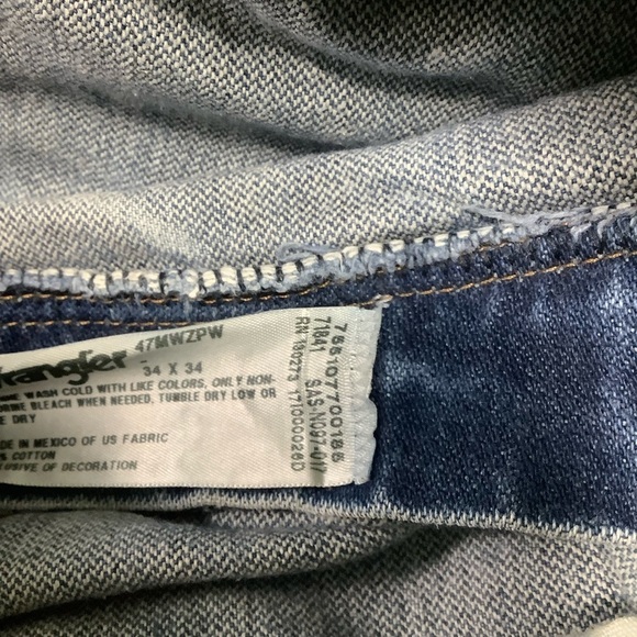 Wrangler Premium Performance Cowboy Cut Regular Fit Jean Sz 34W 34L - Picture 8 of 11